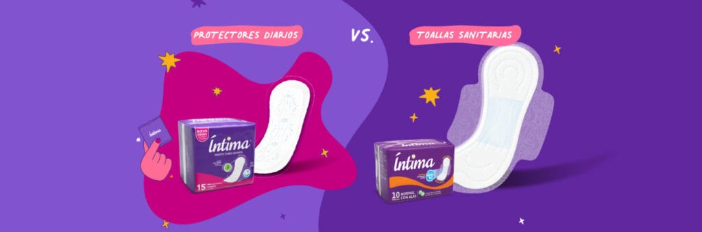 Diferencias entre toallas sanitarias y protectores diarios: Todo lo que necesitas saber - Íntima Ecuador