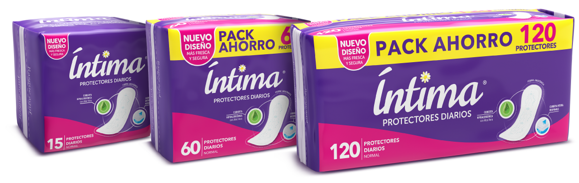 Protectores diarios - Íntima Ecuador